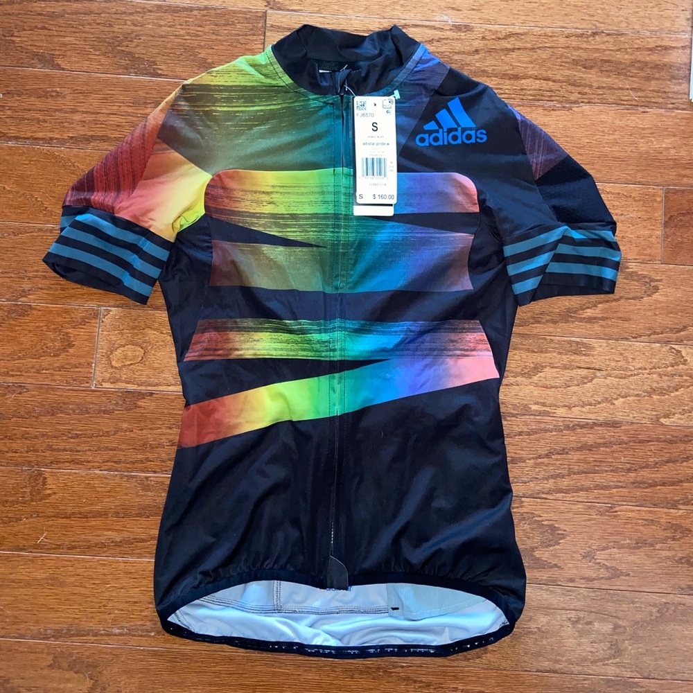 NWT Adidas Adistar PRIDE Cycling Jersey